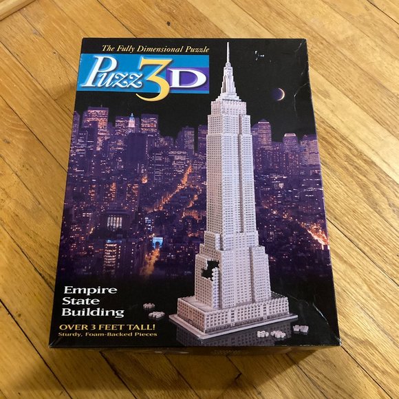 EUC Puzz3D empire State building 2.5+ Ft Tall 3D Puzzle - Picture 1 of 1